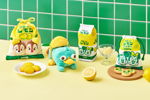 ディズニーストア、「レモン牛乳」コラボ商品新作が6月30日より発売
