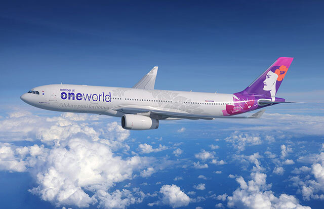 ハワイアン航空、ワンワールド塗装デザイン発表 A330に「世界中に