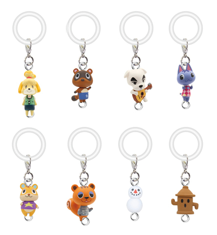 カプセルトイ「つながリングチャーム どうぶつの森」が8月下旬に発売