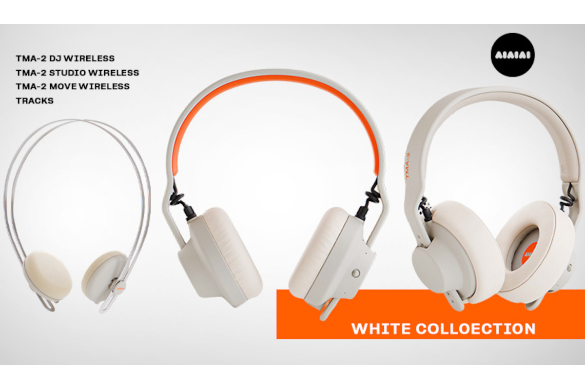 AIAIAI、「TMA-2 DJ Wireless」などヘッドホン5モデルに新色ホワイト