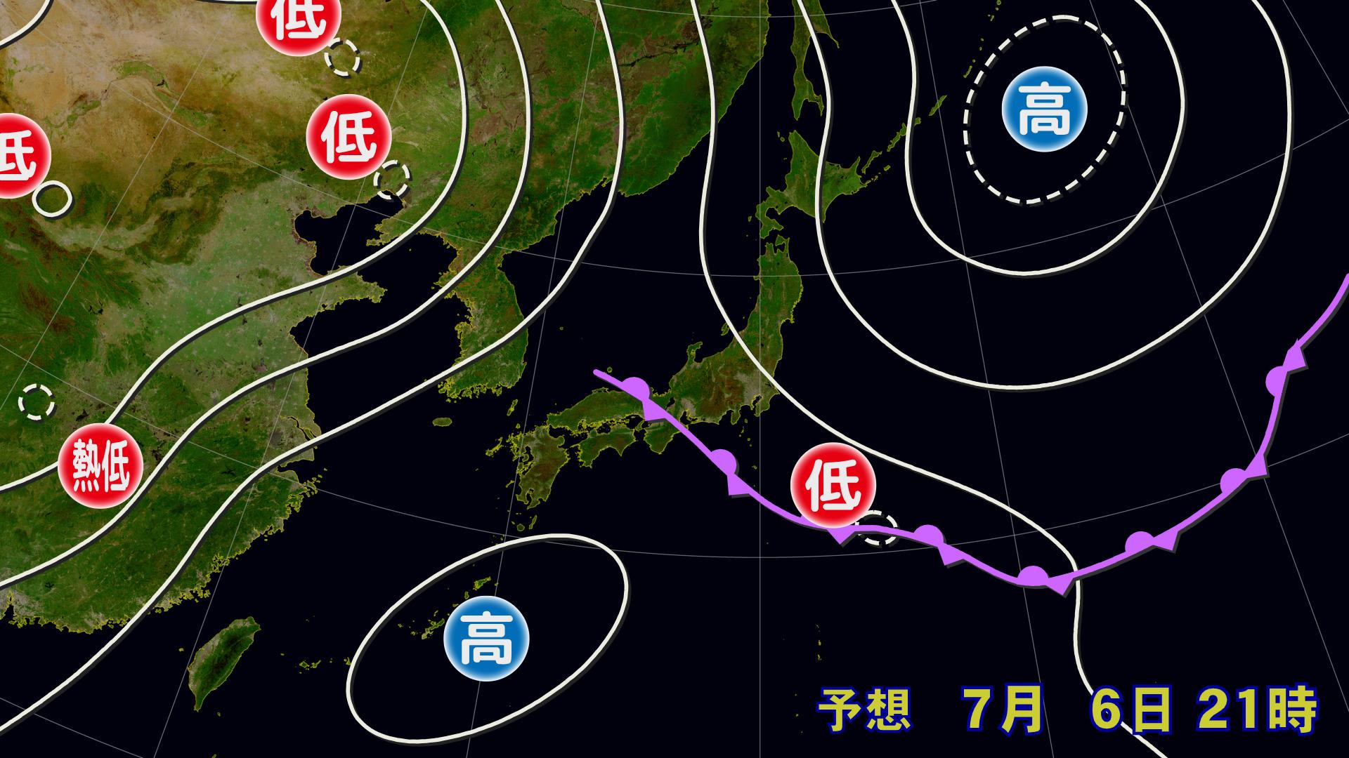 梅雨空続く 週後半は関東も気温上昇 熱中症に注意を 台風9号は10日（金