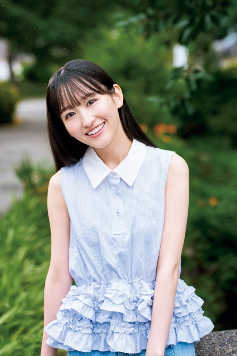 乃木坂46一ノ瀬美空＞「サンデー」初登場 笑顔あふれる 可愛さ満点