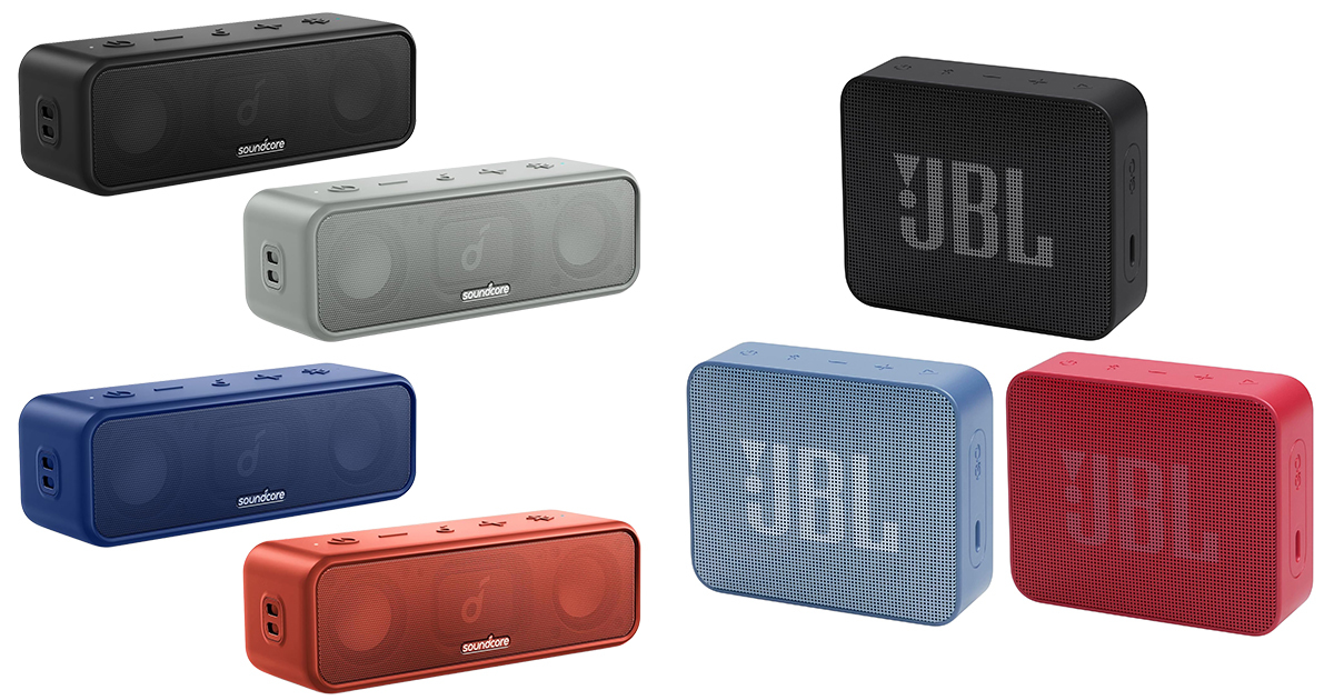 AnkerやJBLのポータブルBluetoothスピーカーが「5,000円以下