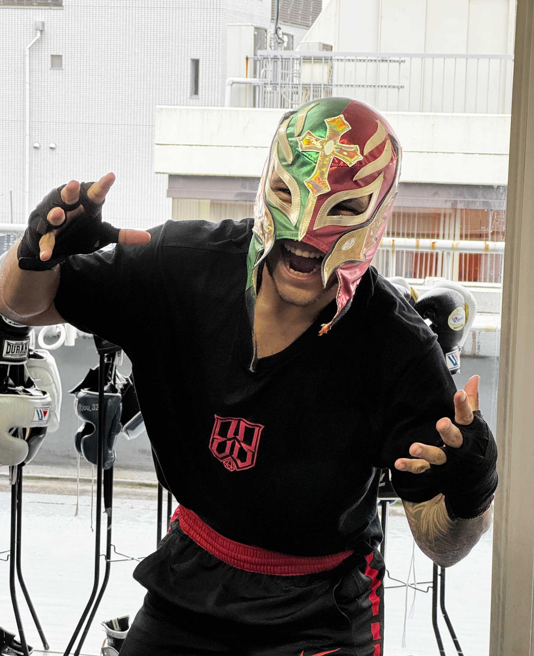 未開封　レア！WWE WCW レイ・ミステリオ　全身コスチュームバージョン レイミステリオ コスチューム 未開封 レア WWE WCW レイ・ミステリオ