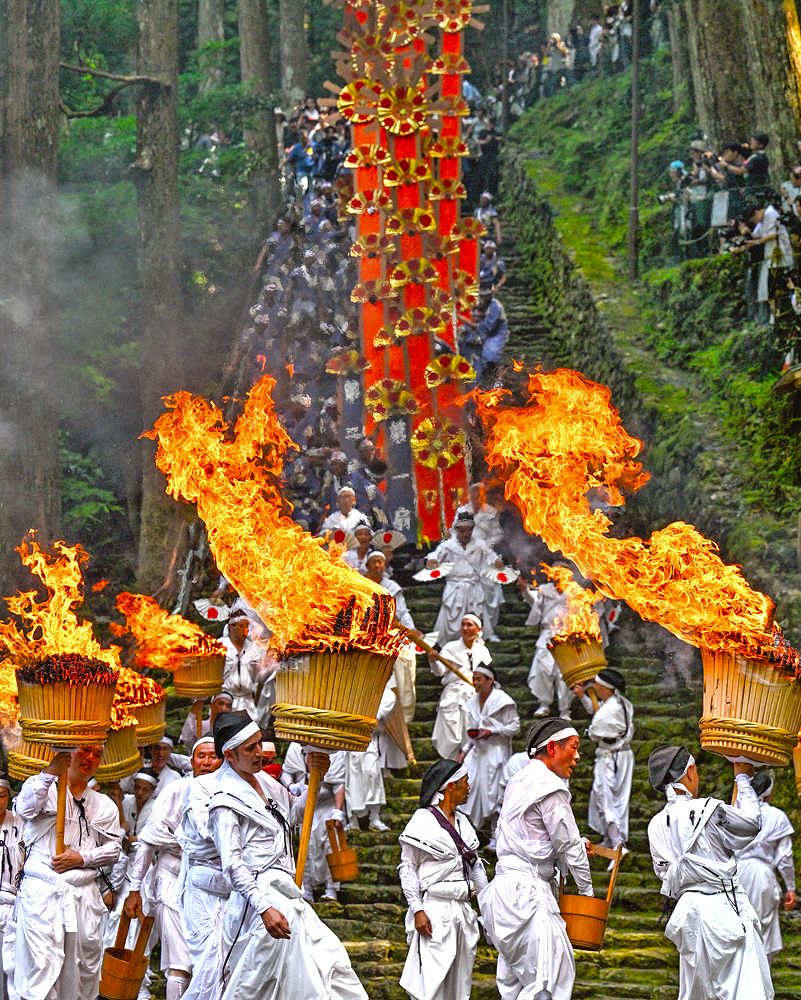 猛暑より熱く 那智の扇祭り、和歌山（紀伊民報） - Yahoo!ニュース
