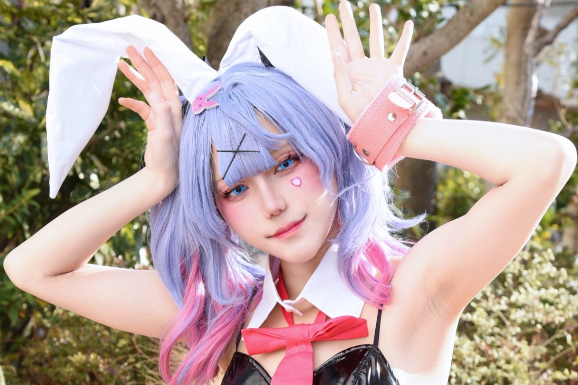 初音ミク＞バニースーツの“ラビットホール”コスプレ 理想の縦ロールを