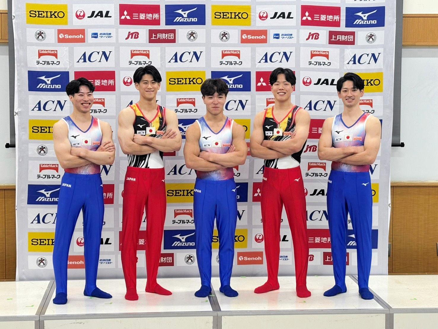 体操日本代表新ユニホーム発表 橋本大輝「このユニホームで最後の最後