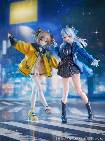 Vtuberユニット「WeatherPlanet」より雨海ルカさんと天晴ひなたさんが1