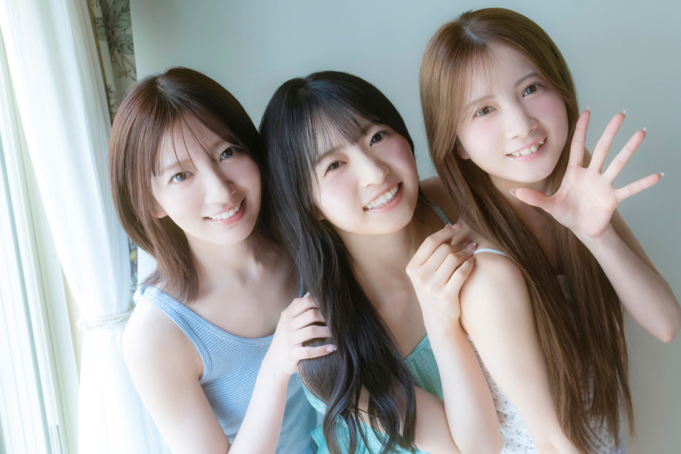 AKB48の17期生・水島美結、18期生・秋山由奈、工藤華純、爽快感