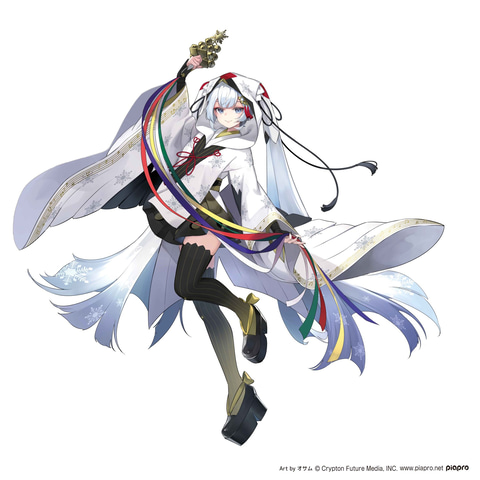 雪ミク」×「AMP＋」大型企画第7弾と第8弾のフィギュア用描きおろし