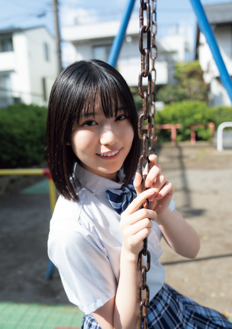 乃木坂46増田三莉音＞「グラビアチャンピオン」初の裏表紙 16歳美少女