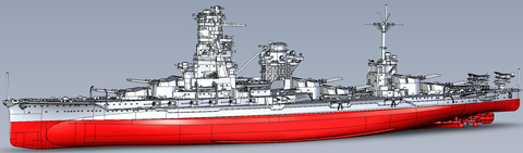 1/700 帝国海軍シリーズ日本海軍戦艦「伊勢」などが登場。フジミ模型