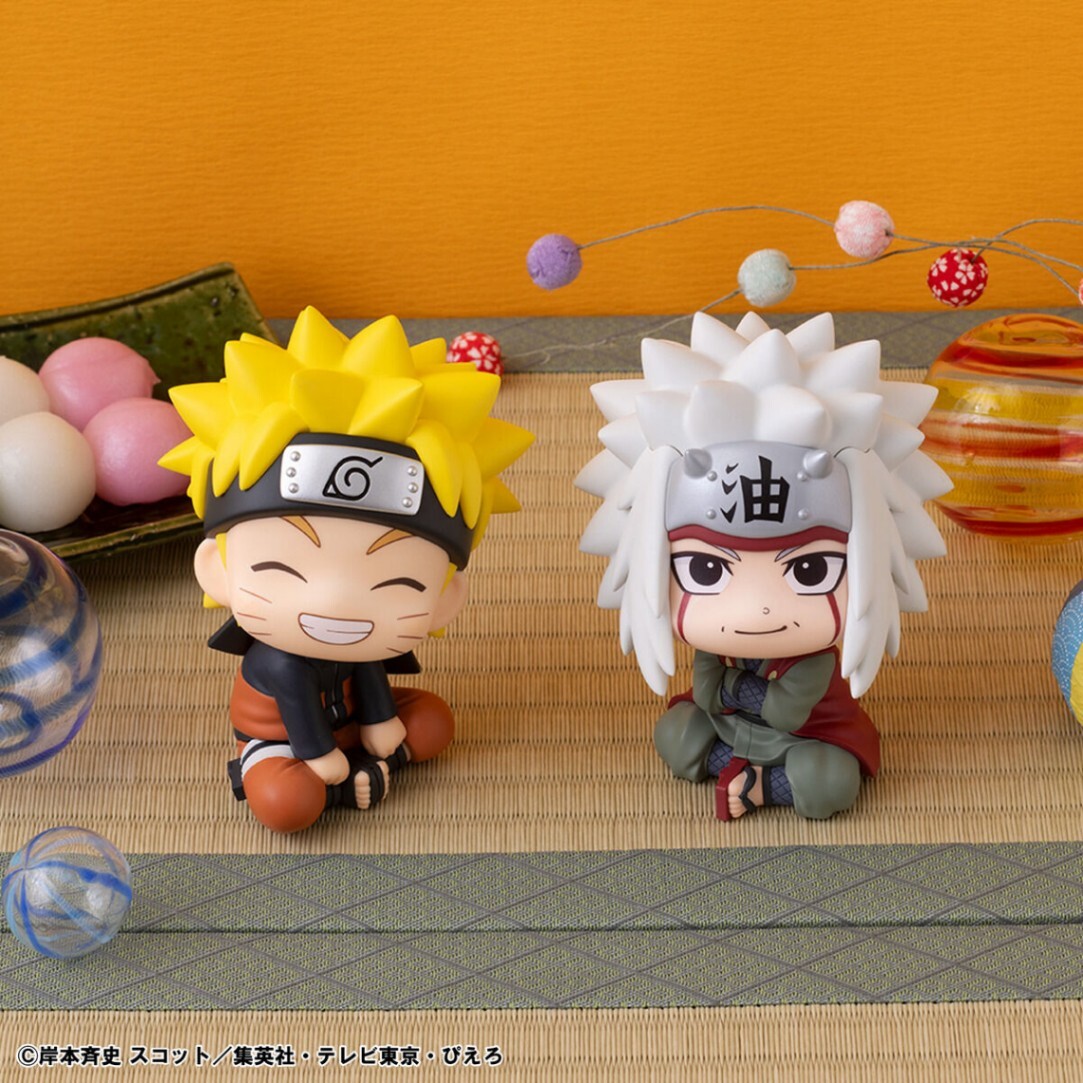 ナルト　フィギュア　13個セット NARUTO＞“にかっとver.”ナルトと自来也 フィギュアセットに（MANTANWEB