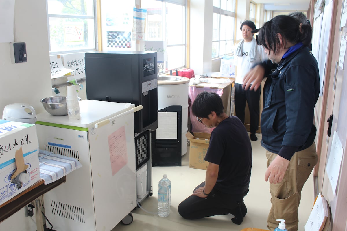 空気から水生成　名古屋の医療関連企業が装置提供　断水続く被災地熊本・氷川町の避難所に（産経新聞） - Yahoo!ニュース