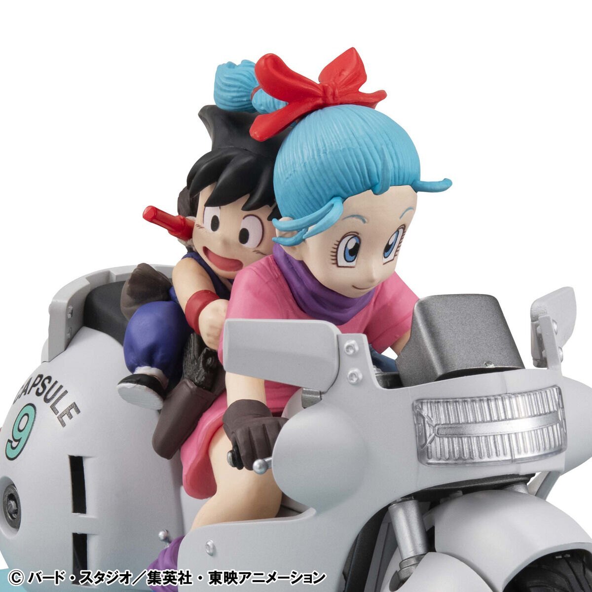ドラゴンボール＞イラストをフィギュアで再現 バイクに乗る悟空と