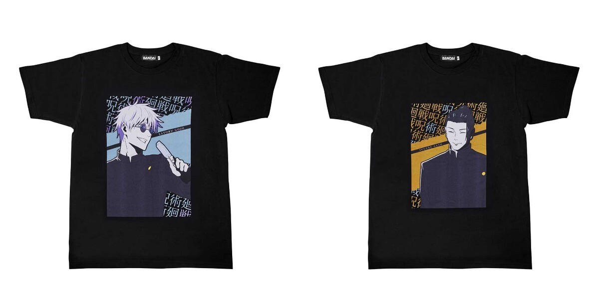 呪術廻戦＞高専時代の五条悟と夏油傑 スタイリッシュなTシャツが再販