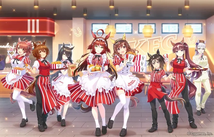 ケンタッキー×ウマ娘、豪華特典付きのオリジナルコラボセット販売や