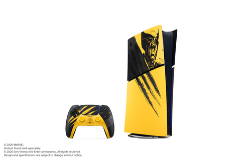 PS5のDualSenseとPS5 Pro本体カバーに「Marvel's Wolverine」限定版が9