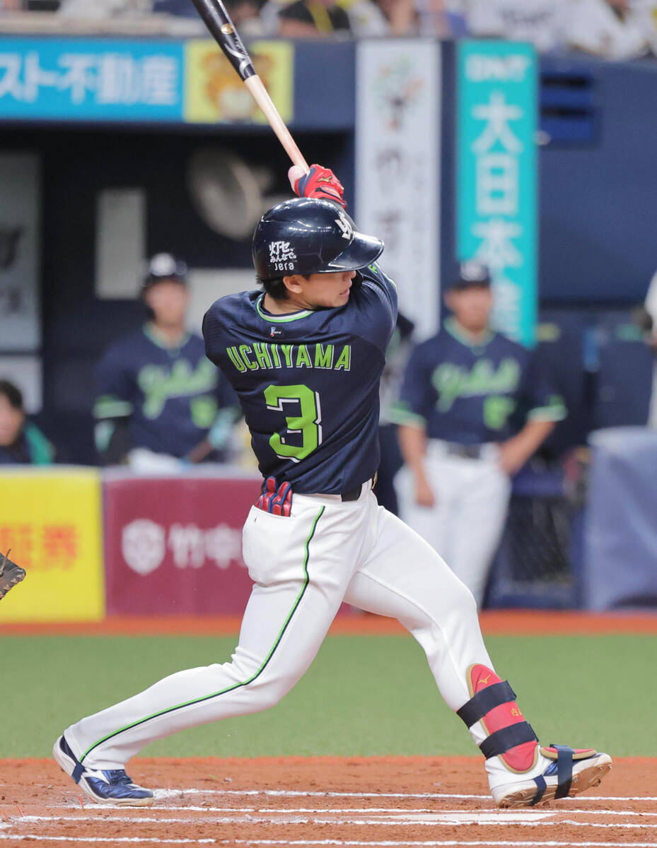 ヤクルト】内山壮真が決勝の2点二塁打「1試合1試合大事になってくる