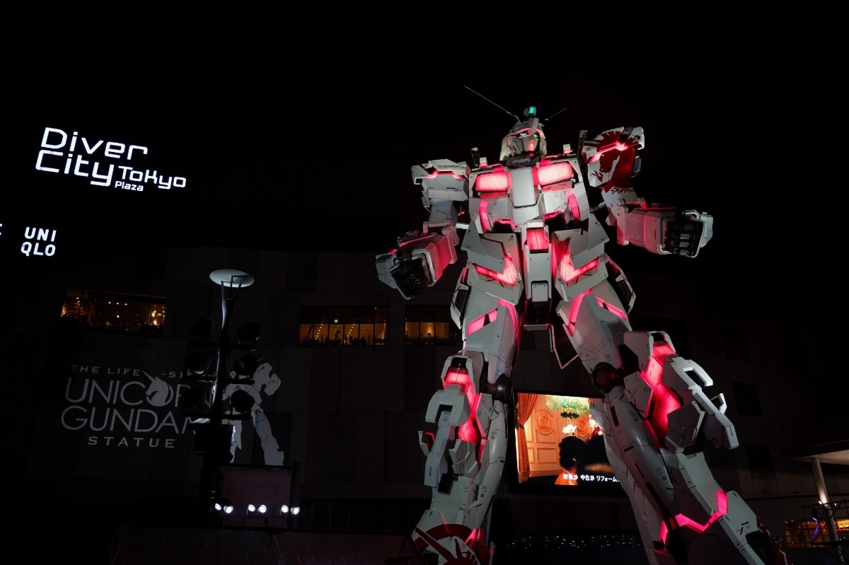 実物大ユニコーンガンダム立像＞台場のシンボル 9年の歴史に幕