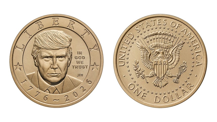 トランプ氏の顔を刻んだ「金色の1ドル硬貨」が登場…金の含有量は「ゼロ
