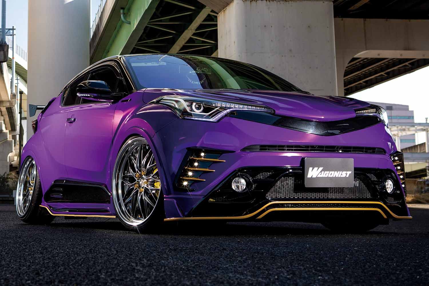 GT-R用ダクト移植とリア10.5J化！ ムラサキ×ゴールドで自分流を貫く