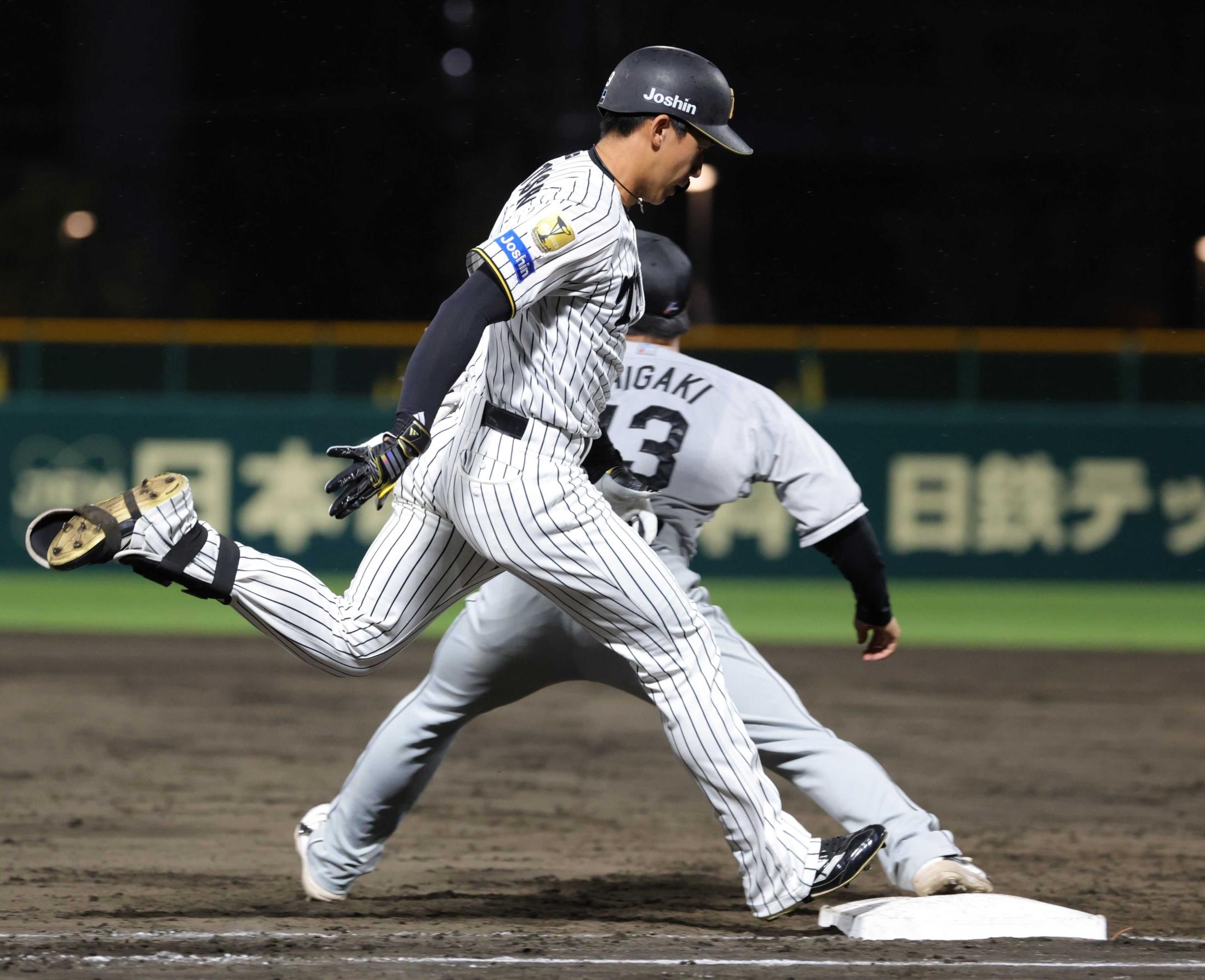 阪神・立石「走ることは当たり前」全力疾走の執念打＆二盗 直近9試合