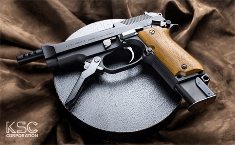 KSC M93RⅡ ウォールナットグリップスペシャル ASGK KSC、ガスブローバック「M93RII ウォルナットグリップスペシャル」の
