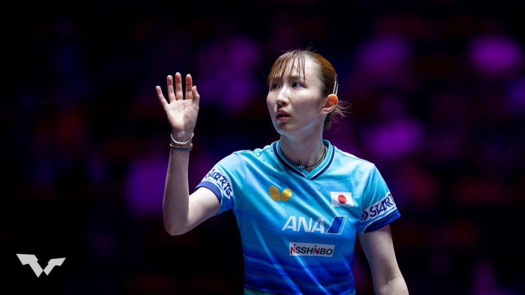 早田ひな、大藤沙月との日本勢対決制して今季初のチャンピオンズ4強