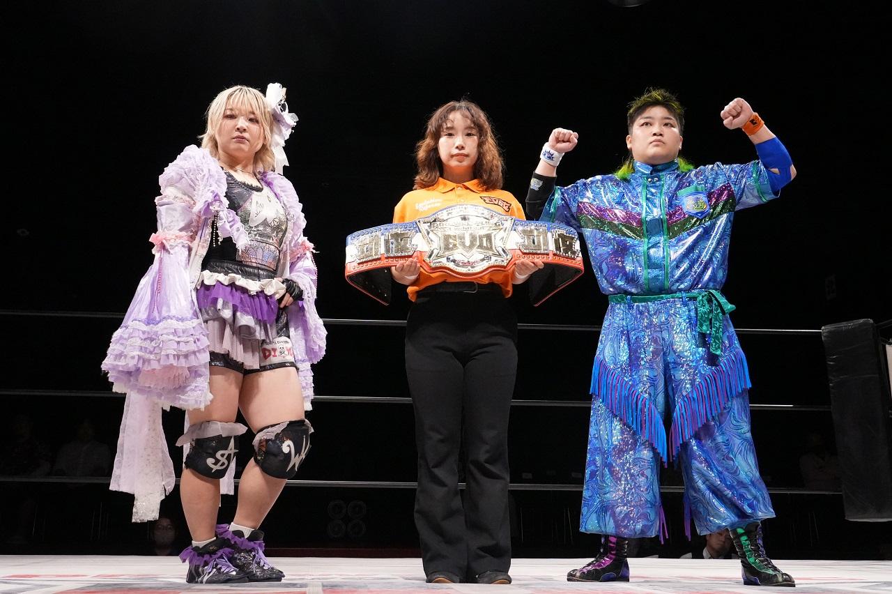 笹村あやめがソイを破りエボリューションの女子王座V3！新人発掘