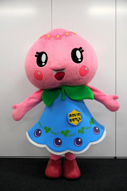 あかいわモモちゃん新グッズ トートバッグなど3種 岡山・赤磐市（朝日