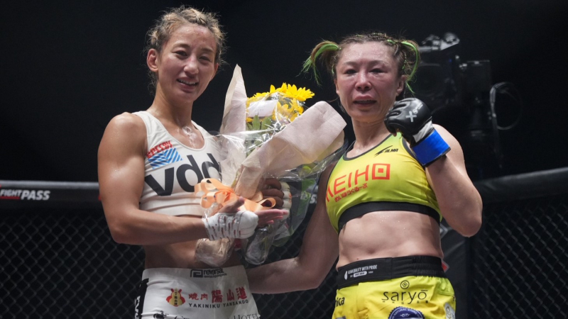 パンクラス】杉山しずか、引退戦で盟友・藤野恵実に勝利！ダウン奪