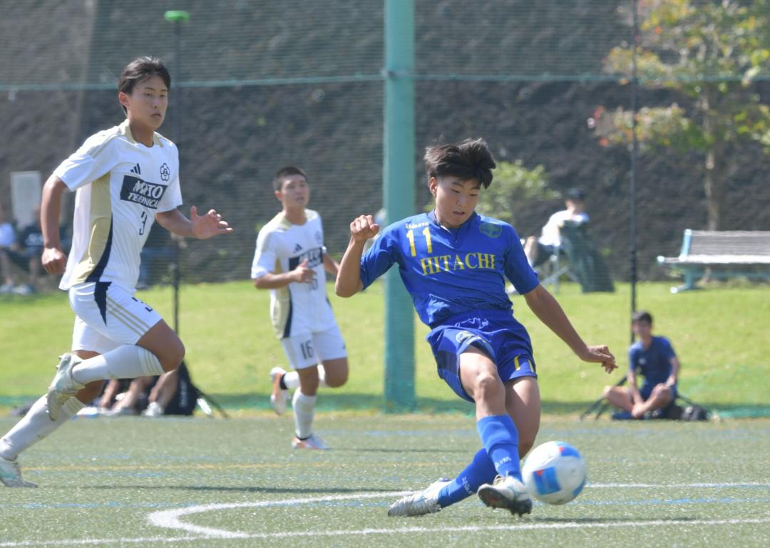 古河一高&茨城選抜サッカーユニセット 全国高校サッカー茨城県大会第3日 日立一、麻生、古河三など3回戦へ
