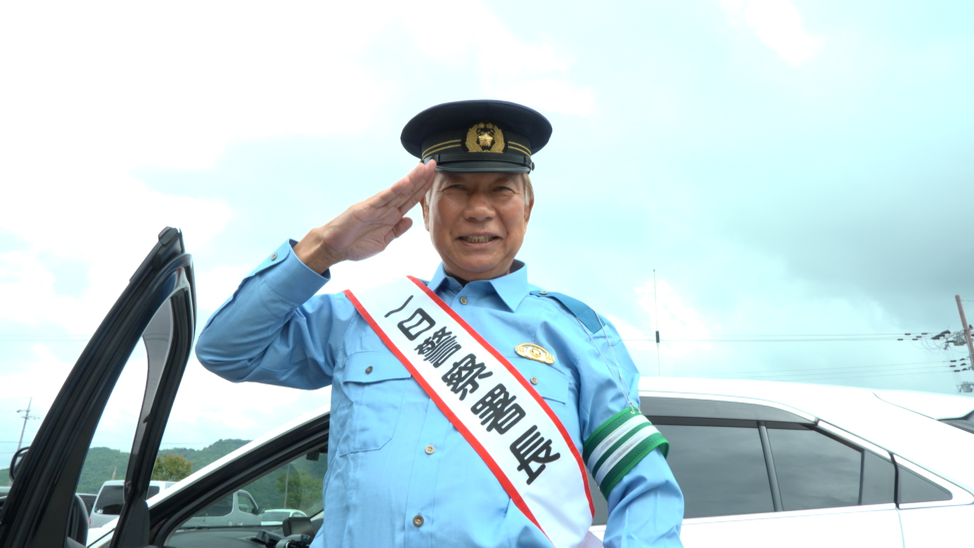 交通安全にトライ！ラグビー元日本代表の大八木淳史さんが一日警察署長