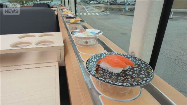 食べ放題「回転ずしバス」来月から東京で運行　「皿飛ばないか」試行錯誤100回　（テレビ朝日系（ANN）） - Yahoo!ニュース