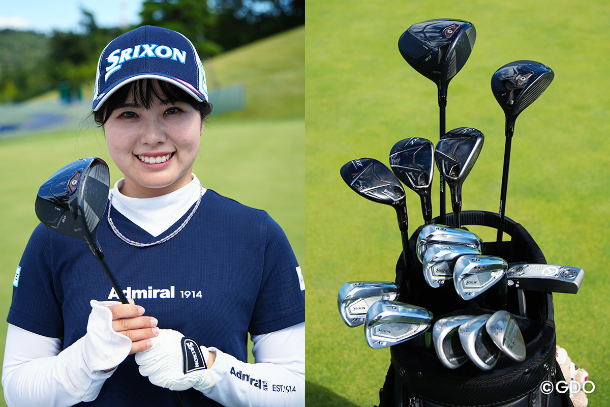 尾関彩美悠の最新14本 「構えやすい」スリクソンの新「ZXi RKT TR」が