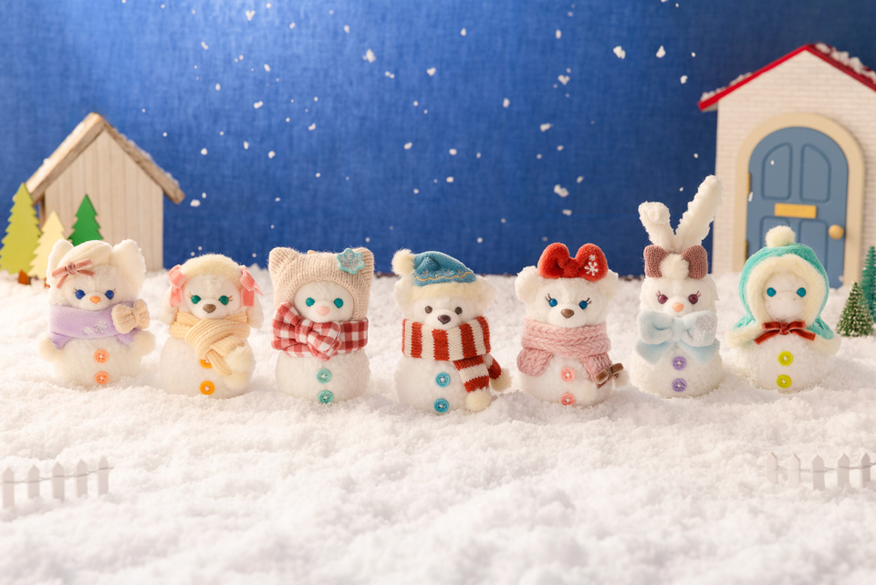 雪だるま姿がかわいすぎる！ ダッフィー＆フレンズ冬の新作はモコモコ