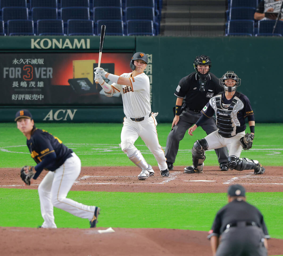 巨人】大城卓三、CSへ準備万端の2点タイムリー 途中出場の門脇誠