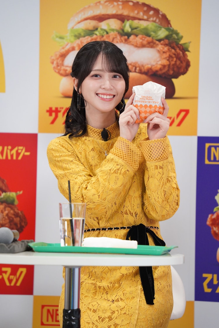 佐々木舞香[期間限定値下げ中] イベントレポート】＝LOVE佐々木舞香、マクドナルドが5年かけて開発