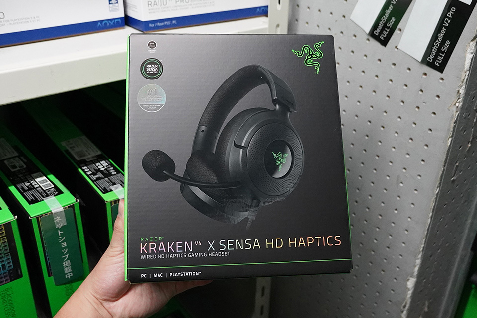 XENT DOX ゲーミングヘッドセット※購入不可 触覚フィードバック機能搭載のゲーミングヘッドセット「Kraken V4 X