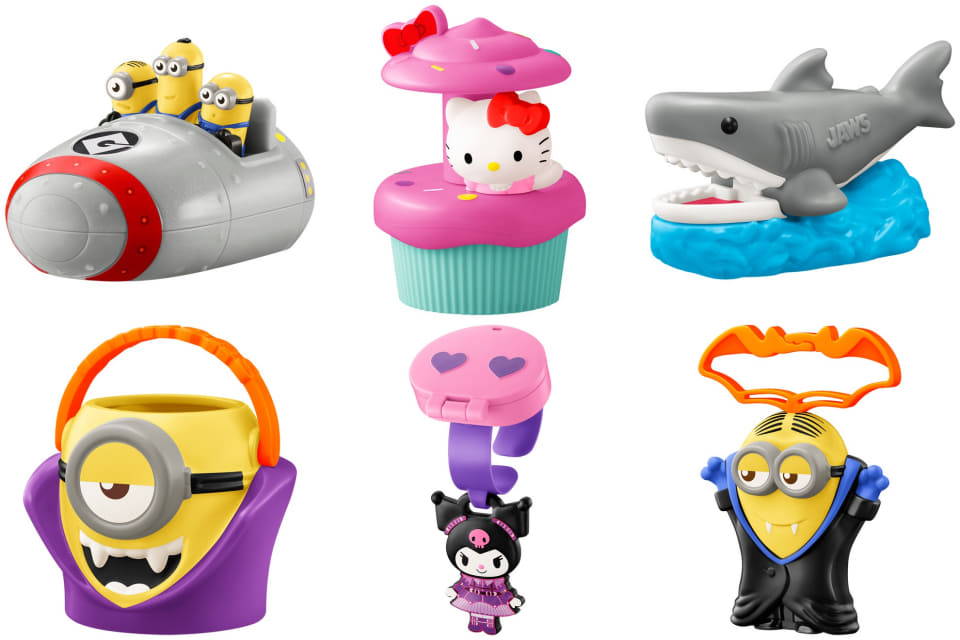 マクドナルド、ハッピーセットでミニオンやクロミ、ジョーズなど「USJ