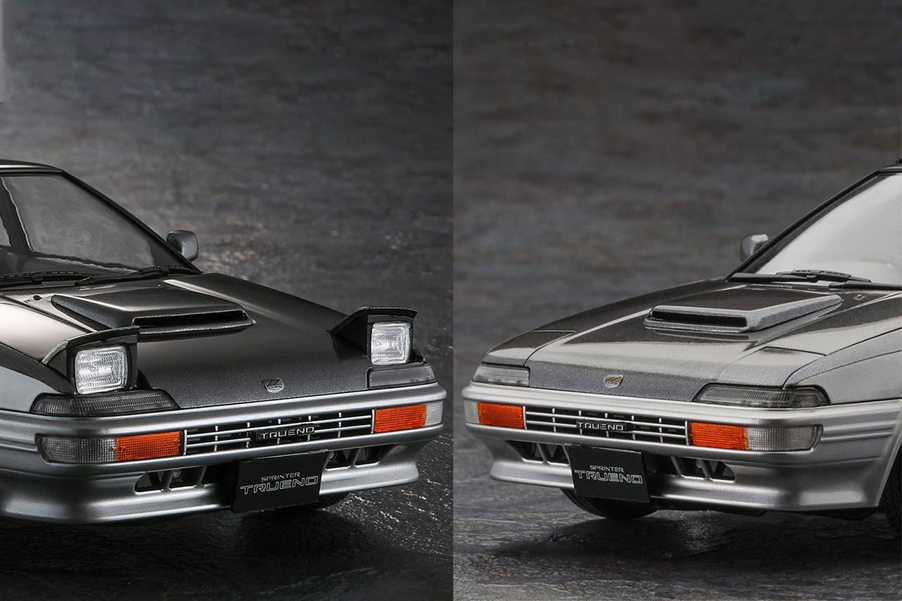 1/24　スプリンター　トレノ改　27トレノ　ワタナベ　ホイール　深リム AE92トレノGT-Zがワタナベホイール＆ローダウンで登場！】ハセガワから