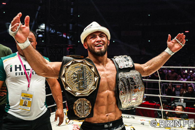 RIZIN】シェイドゥラエフ、弟分を豪快タックルからリフト！秋元強真