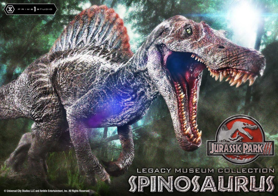 ジュラシック・パークIII＞スピノサウルス 全高134センチ 46万円超えの