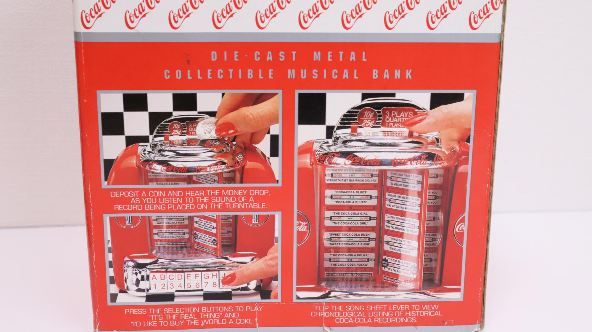雑貨祭 玩具祭 コカ・コーラ ジュークボックス型貯金箱 レトロ 1996 