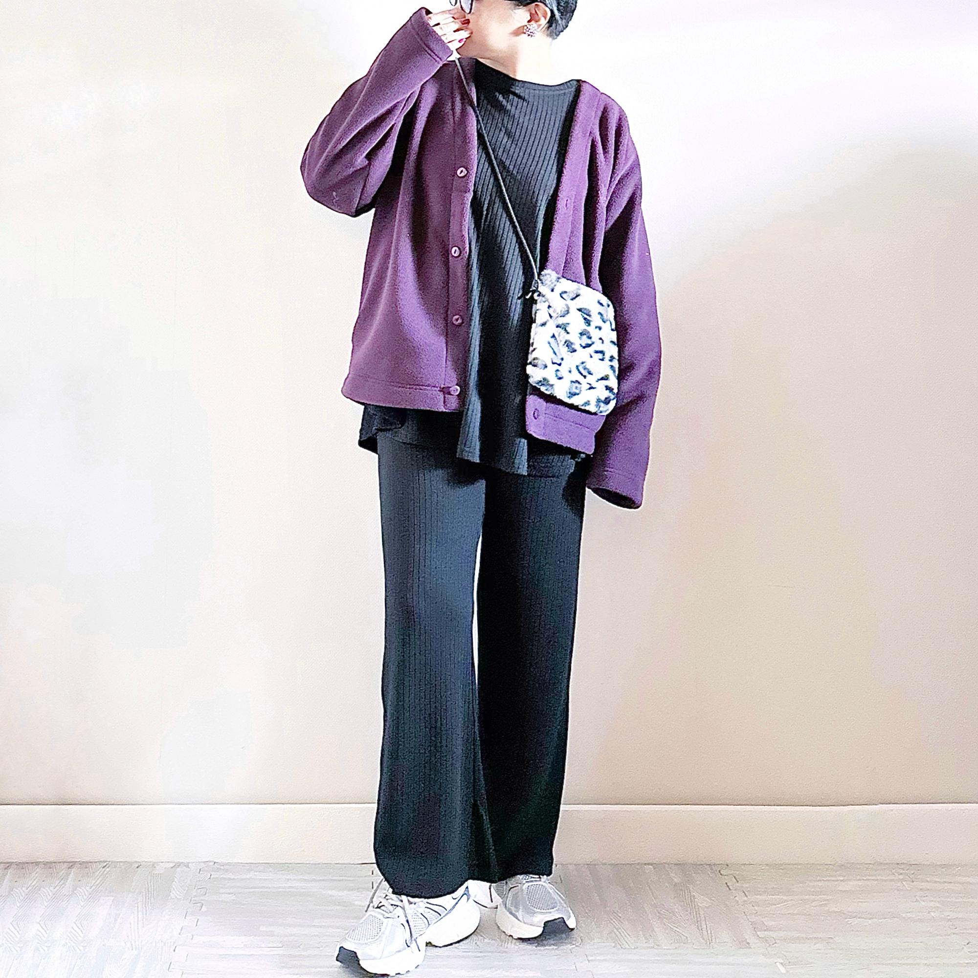 UNIQLO UNIQLO Needles フリースオーバーサイズカーディガン 