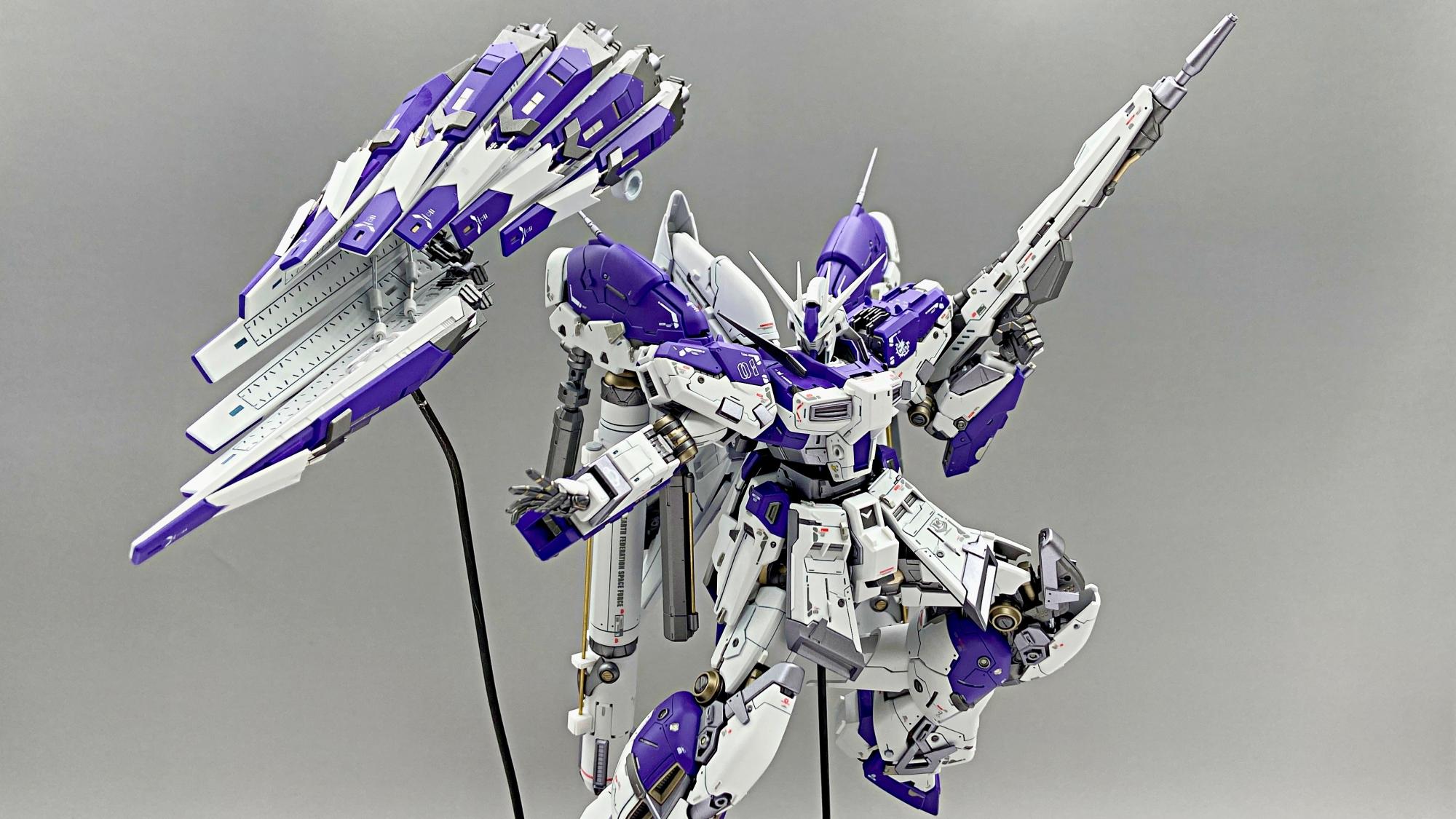 ガンダムコンバージ　リペイント改造　【アムロ専用ZZ】 ガンダムコンバージ アムロ専用 リ・ガズィカスタム 改造 フル