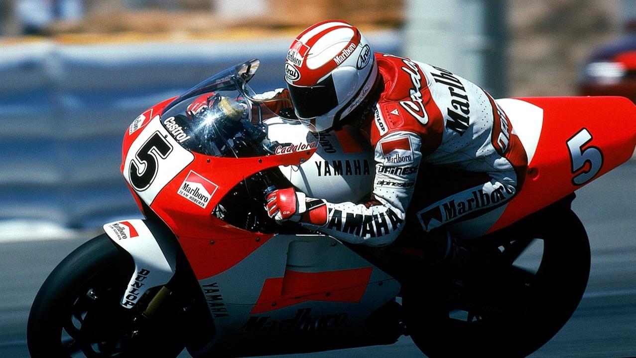 Marlboro レザー バイクツナギ　レディース　Lサイズ コーリン マルボロmarlboro ヤマハ レーシングスーツ 革ツナギ LL USED