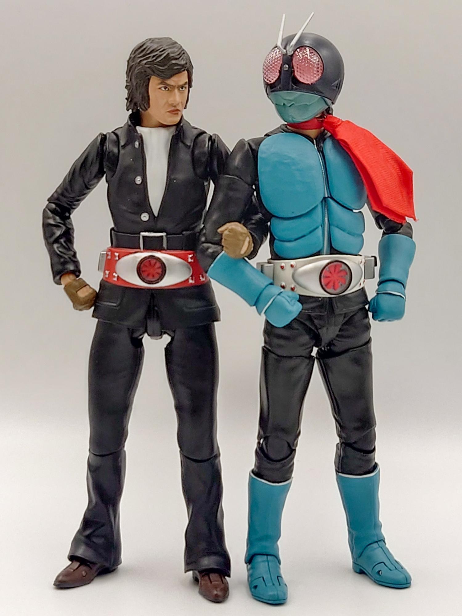 仮面ライダー 旧1号 フィギュア 本郷猛 藤岡弘 昭和 CSM SHF真骨彫 緑