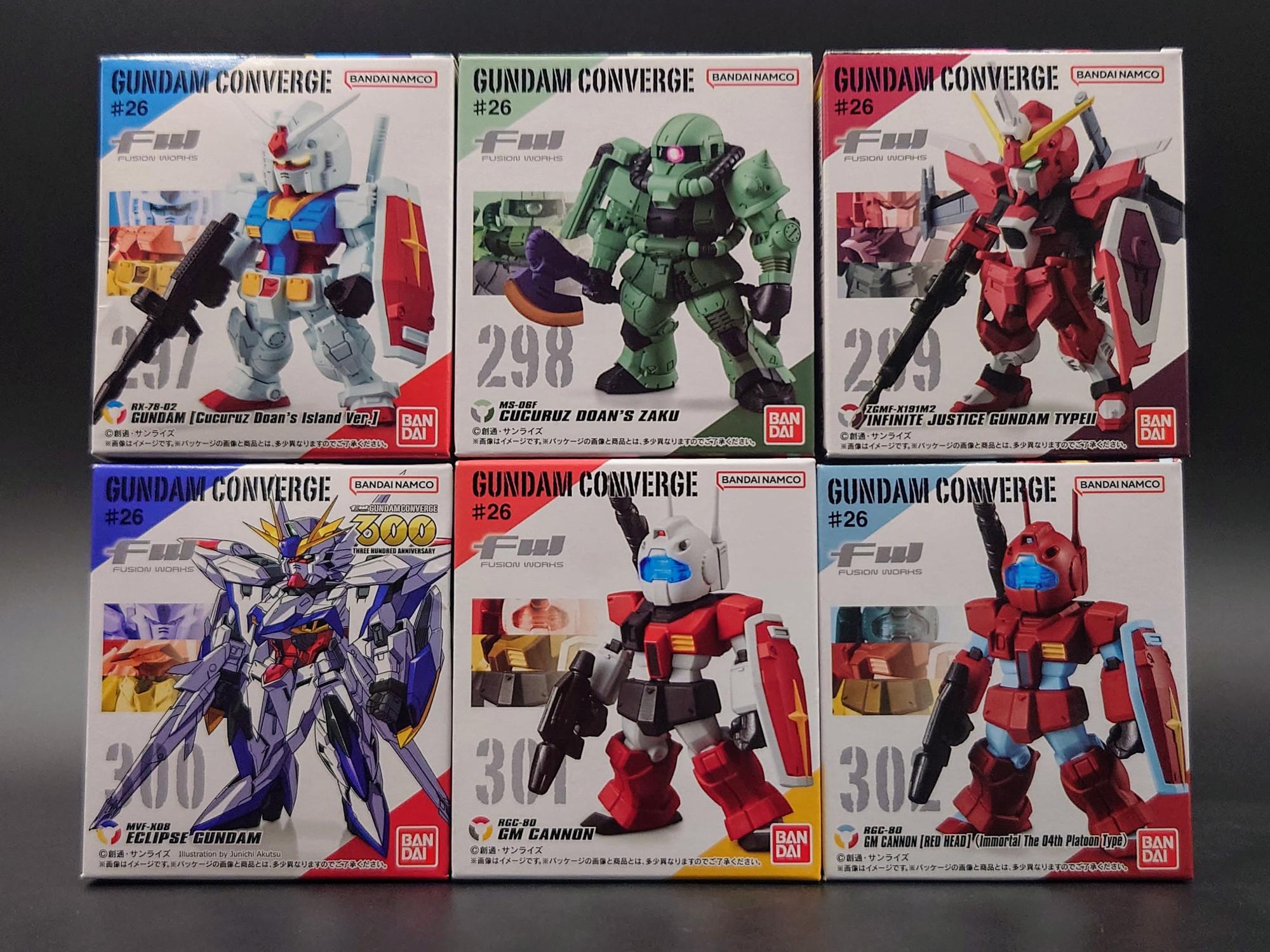 ガンダムコンバージ#26 6体セット GUNDAM CONVERGE #26 ガンダム